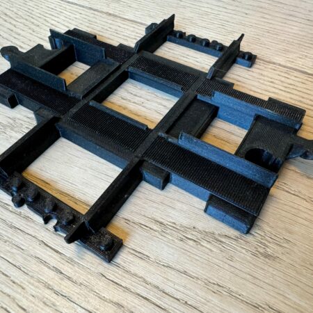 Croisement 4 voies pour train compatible LEGO et DUPLO – vue 1